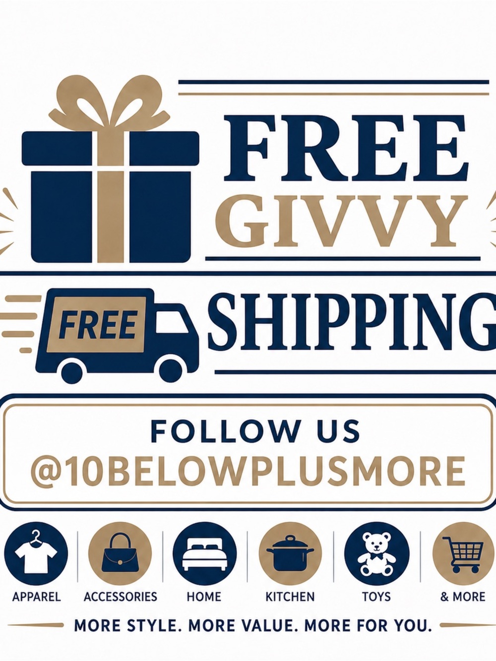 Free Givvy & Shipping - Poshmark Live Show